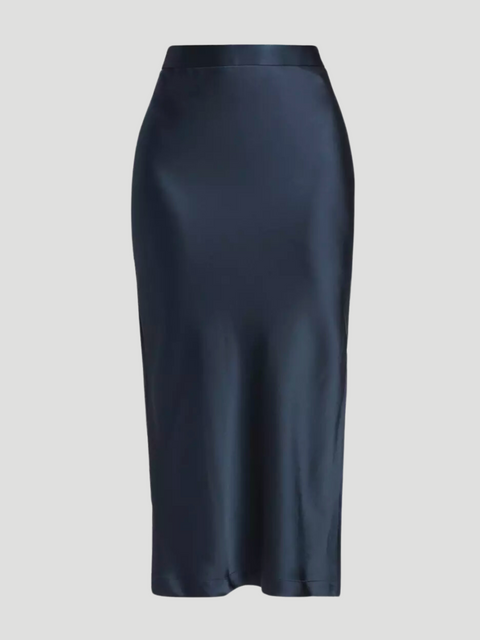 Navy Blythe Midi Skirt,TWP,- Fivestory New York
