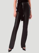 Iris Straight Leg Faux-Leather Pant,TOCCIN,- Fivestory New York