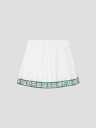 Laurel Silk Tennis Skirt,CASABLANCA,- Fivestory New York