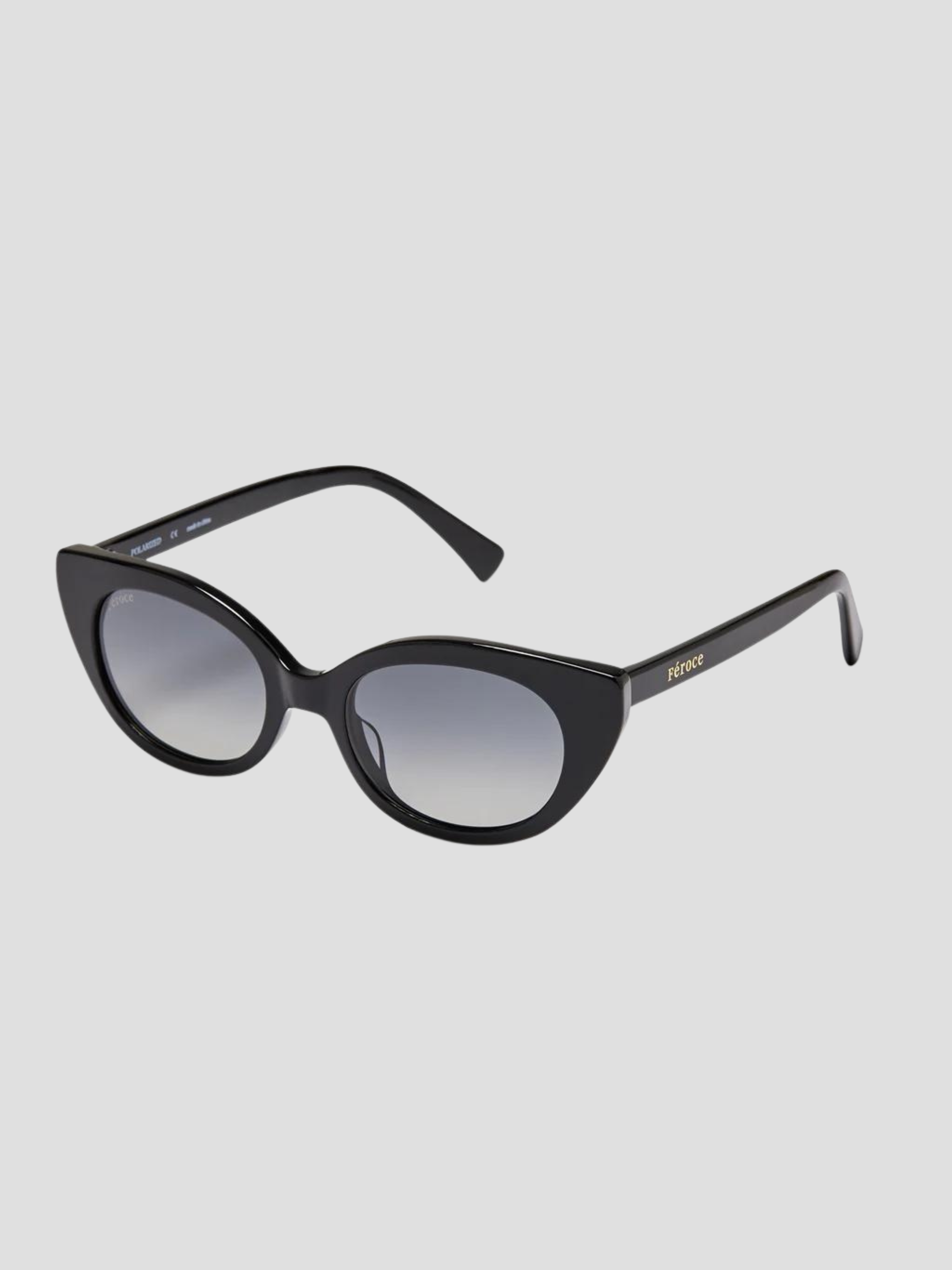 Vicky Sunglasses in Black,Feroce,- Fivestory New York