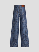 Printed Denim Jeans,ETRO,- Fivestory New York