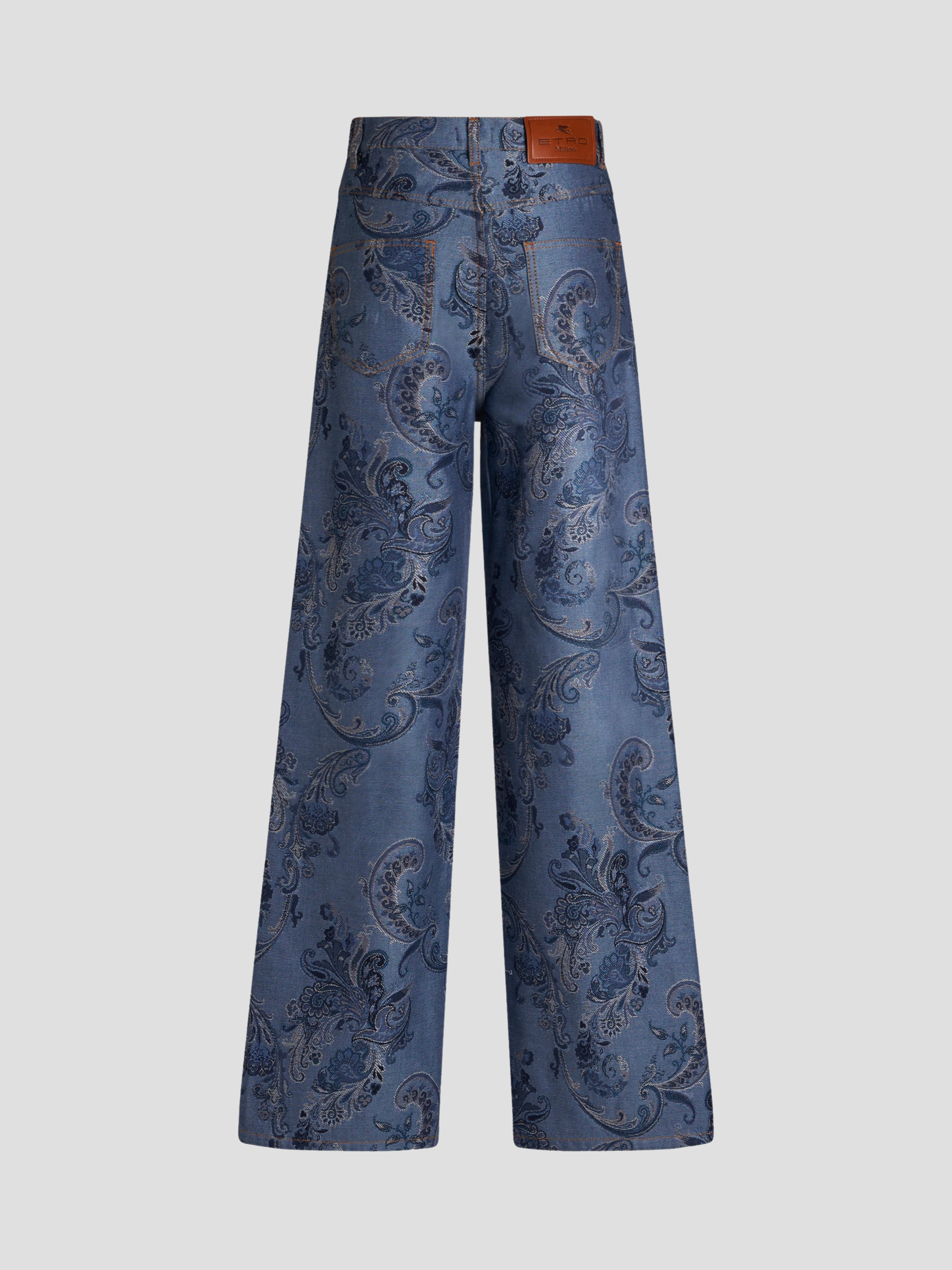 Printed Denim Jeans,ETRO,- Fivestory New York