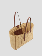 Natural Raffia E/W Bow Tote,ANYA HINDMARCH,- Fivestory New York