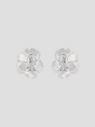 Snowflower Rose Studs,Anabela Chan,- Fivestory New York