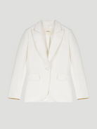 Ecru Mila Blazer,DMN,- Fivestory New York