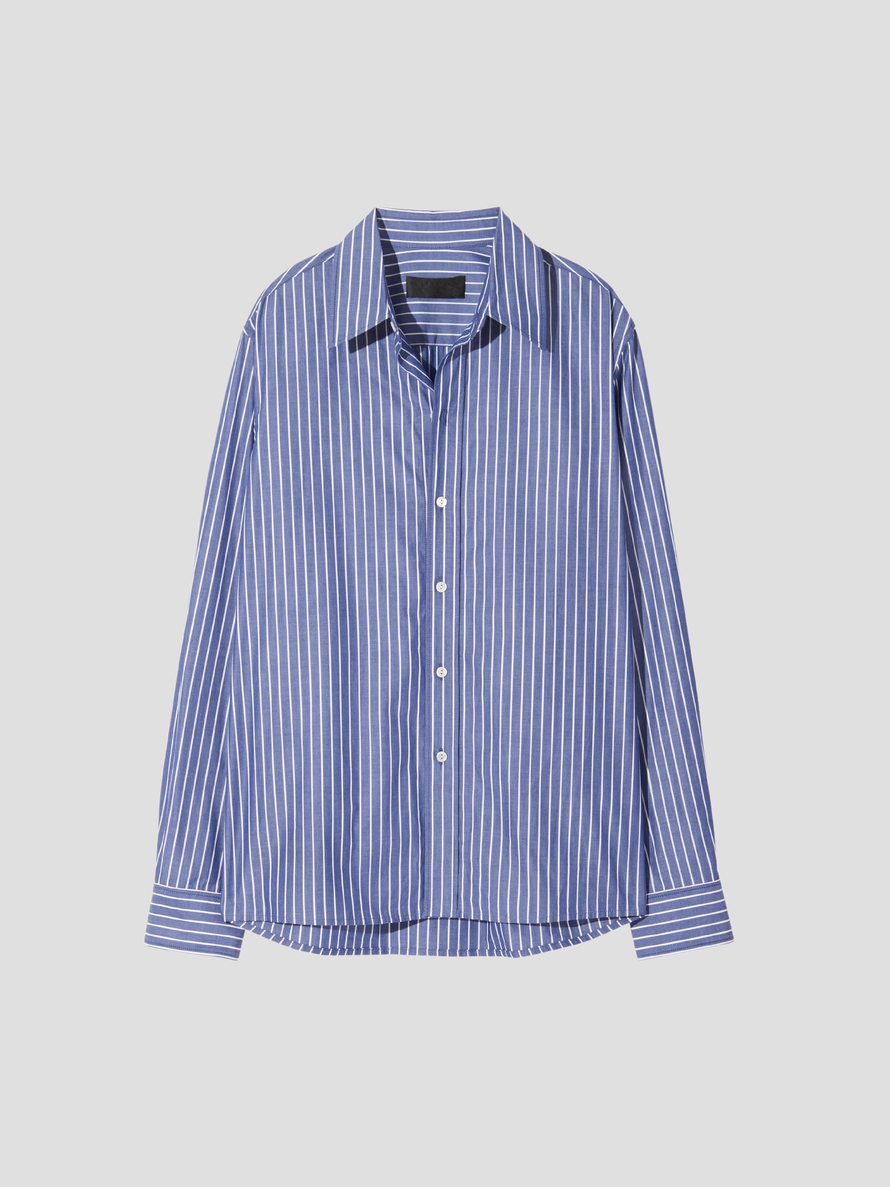 Raphael Striped Cotton Poplin Shirt,NILI LOTAN,- Fivestory New York