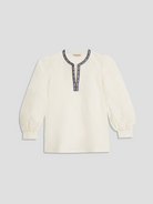 Ivory Vera Light Wind Shirt,Emporio Sirenuse,- Fivestory New York