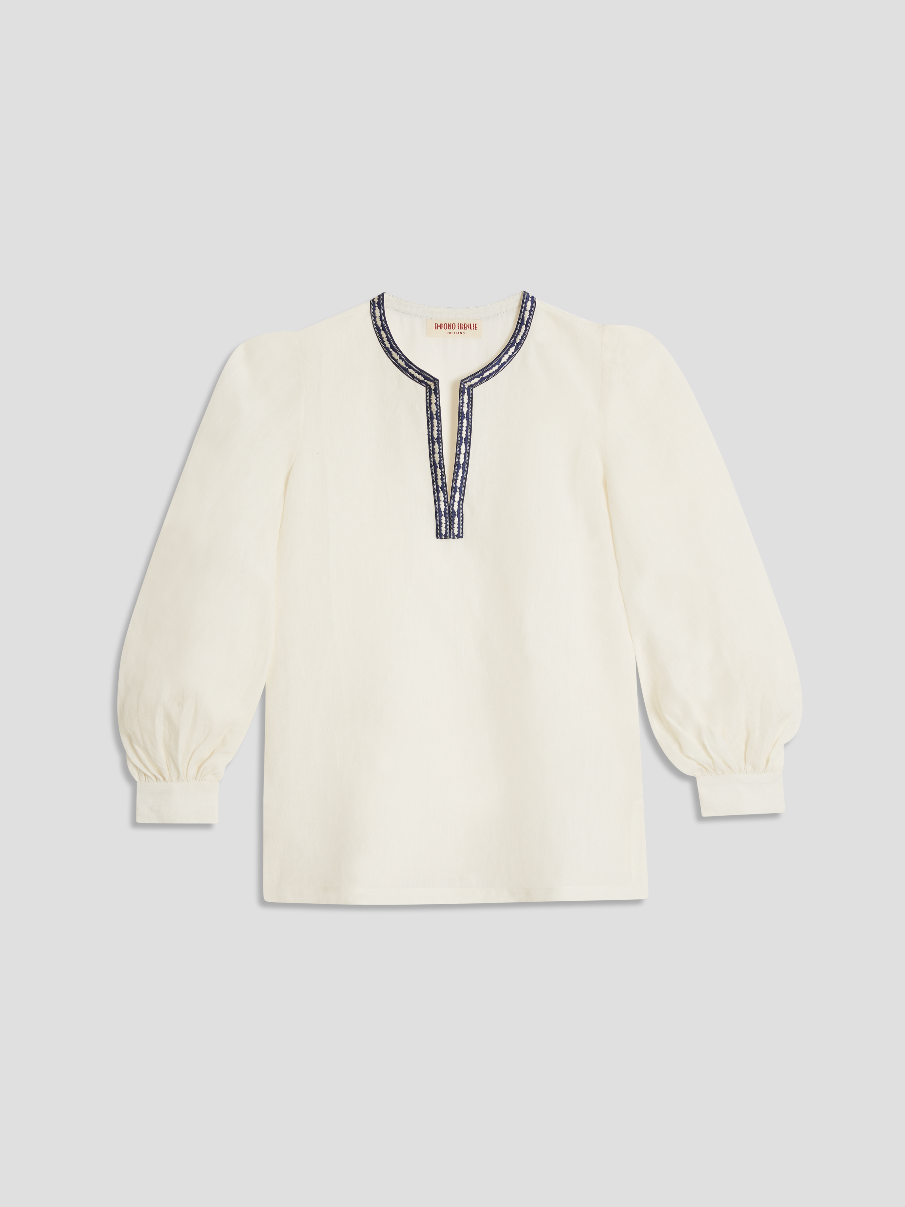 Ivory Vera Light Wind Shirt,Emporio Sirenuse,- Fivestory New York