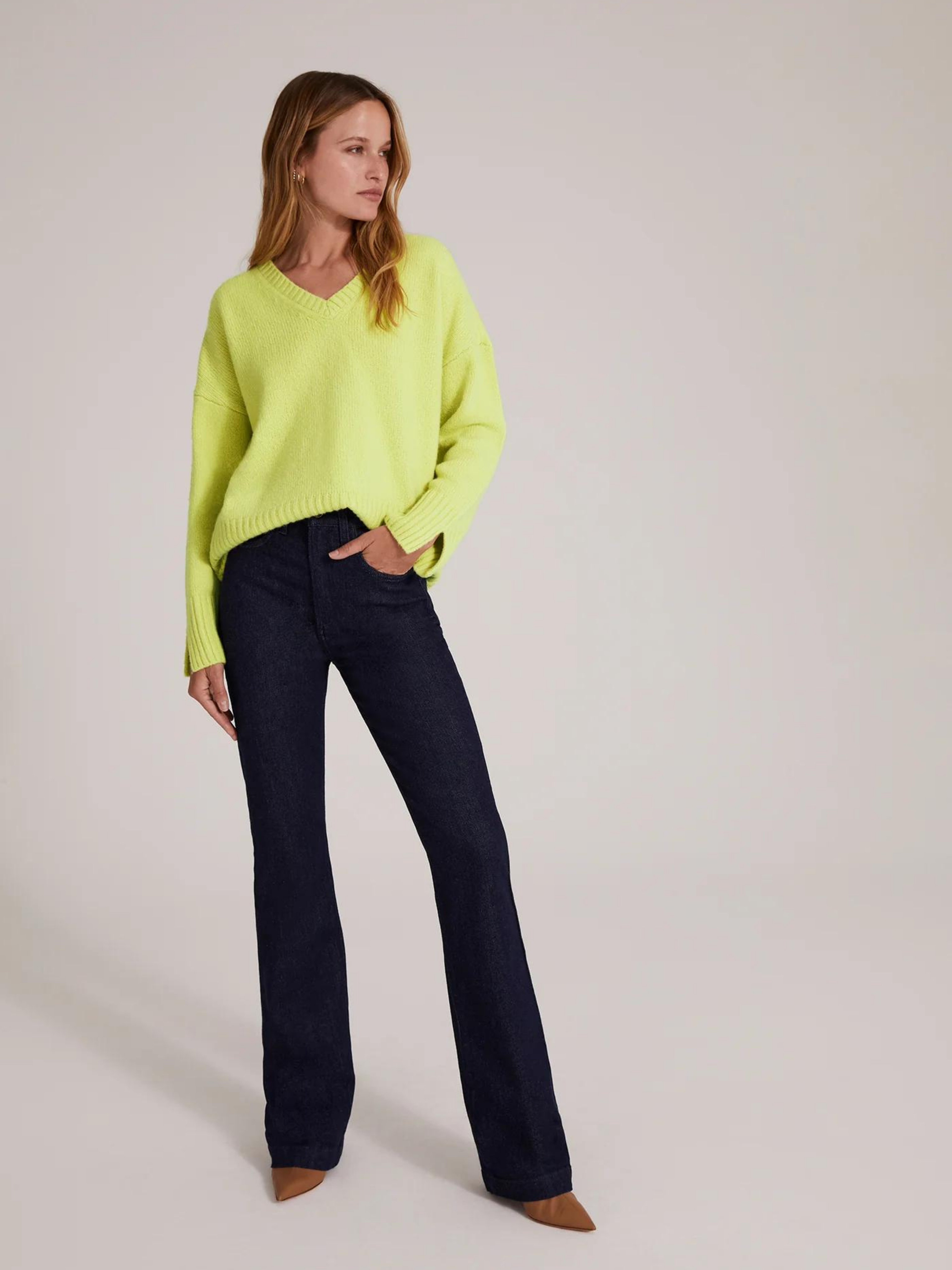 Citron The William Sweater,FAVORITE DAUGHTER,- Fivestory New York