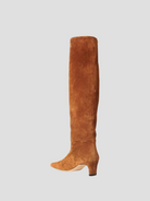 Tan Suede Wally Boots,STAUD,- Fivestory New York