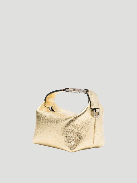 Tiny Moon Bag in Gold Leather,Eera,- Fivestory New York