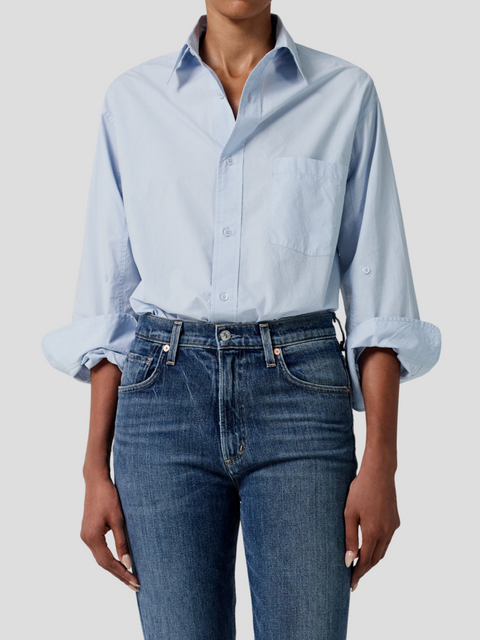 Kayla Button-Front Shirt,Citizens Of Humanity,- Fivestory New York