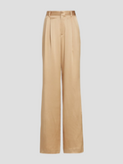 Khaki Flavie Straight Pant,Nili Lotan,- Fivestory New York