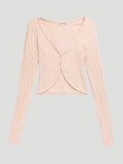 Capri Blush Cropped Cardigan,Cotton Citizen,- Fivestory New York