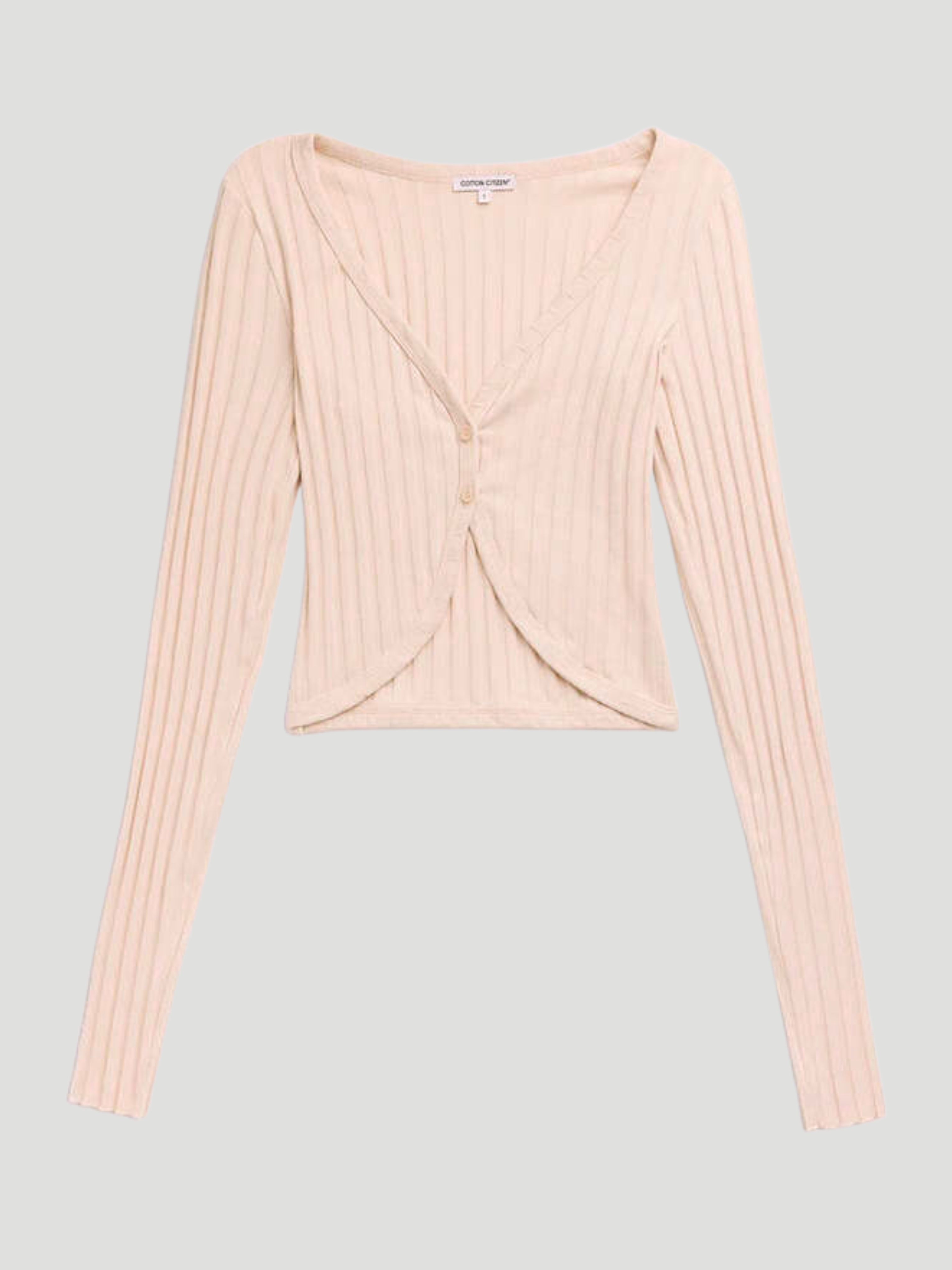 Capri Blush Cropped Cardigan,Cotton Citizen,- Fivestory New York