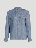 Rancher's Daughter Denim Shirt,TWP,- Fivestory New York