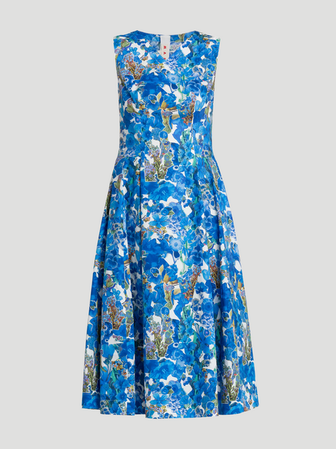 Floral Cotton Midi-Dress,Marni,- Fivestory New York
