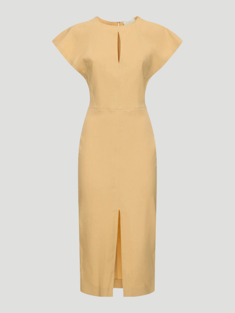 Mirna Cap Sleeve Midi Dress,Isabel Marant,- Fivestory New York
