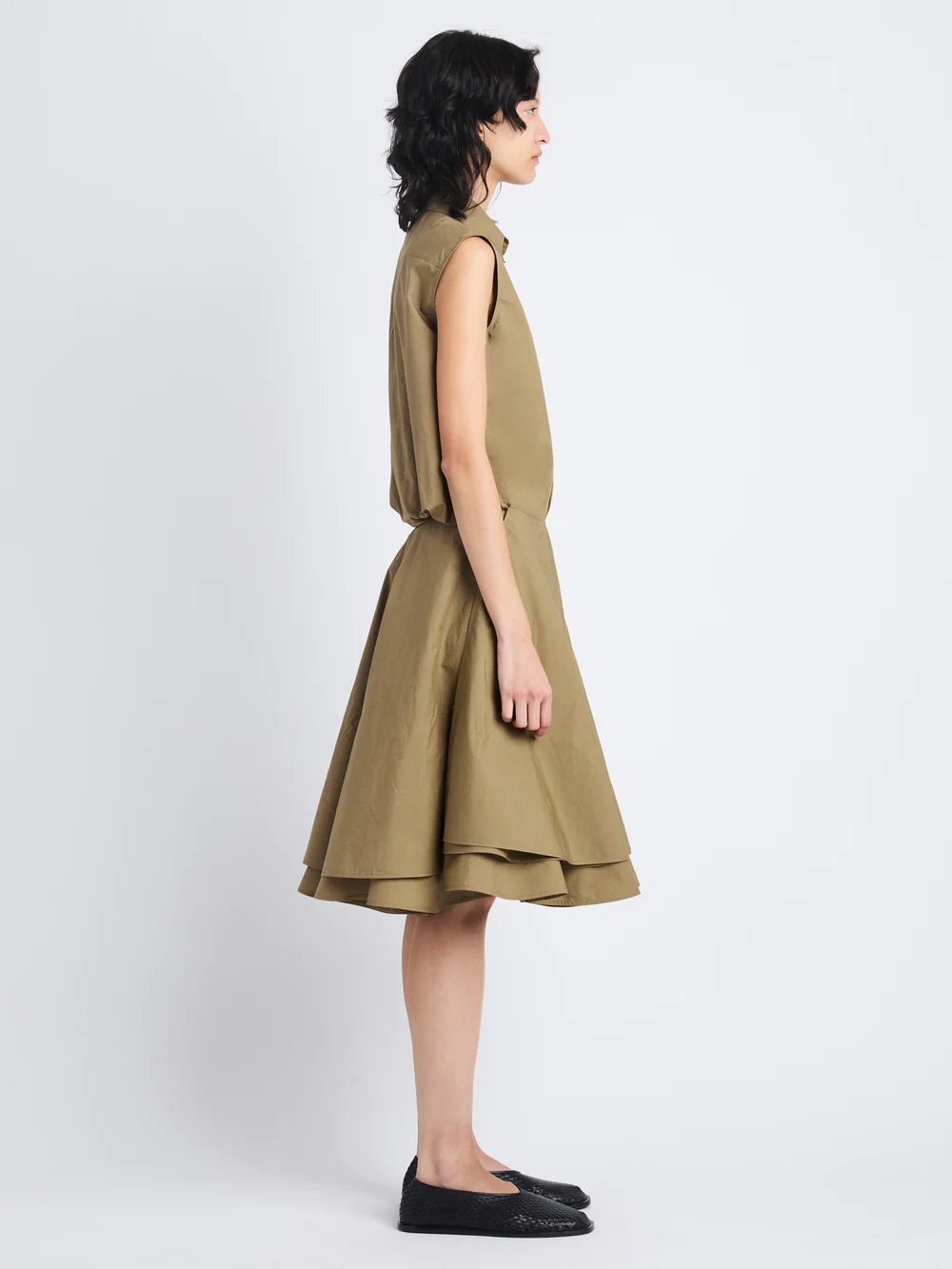 Cindy Dress In Washed Cotton Poplin,PROENZA SCHOULER,- Fivestory New York