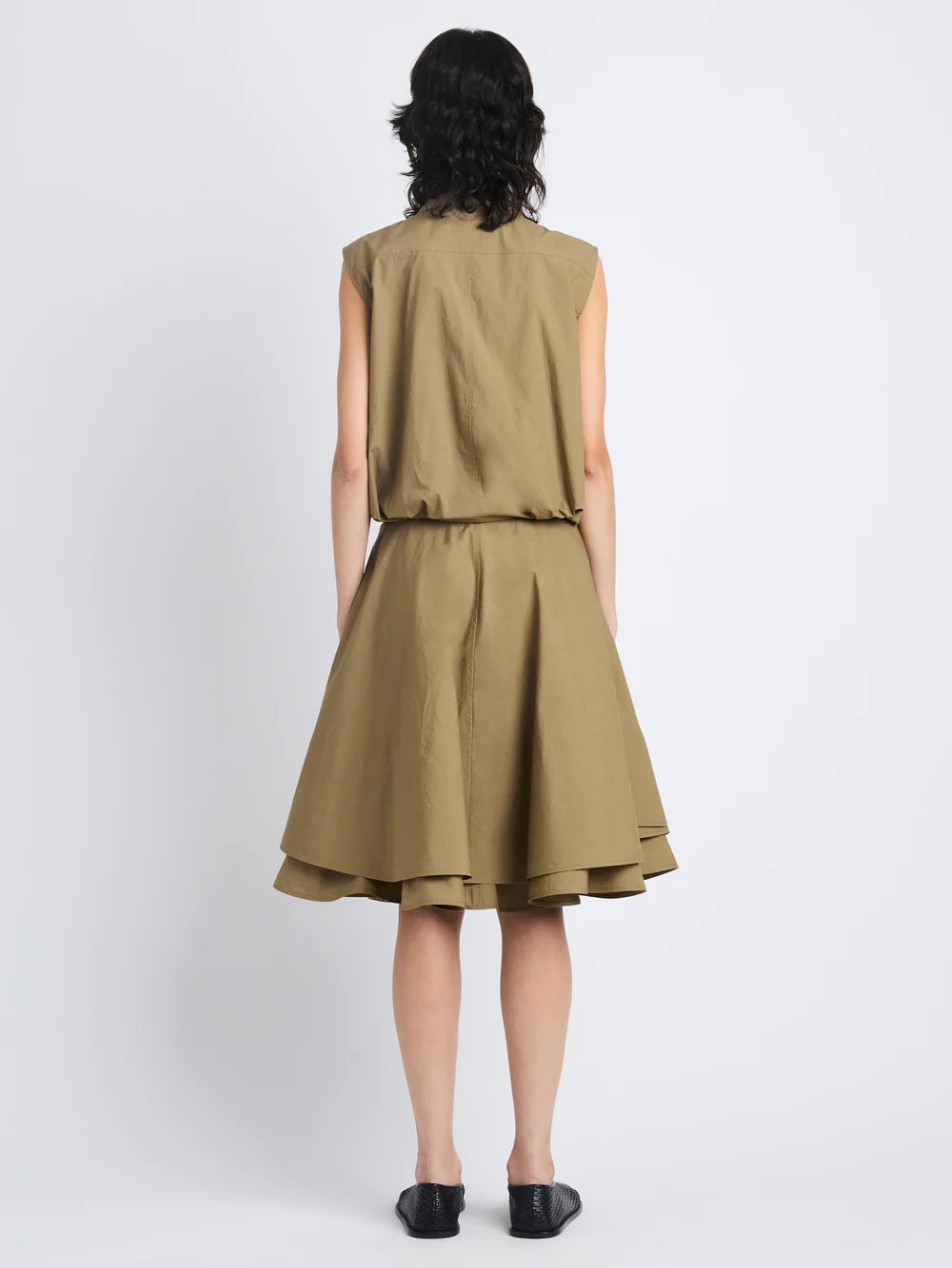 Cindy Dress In Washed Cotton Poplin,PROENZA SCHOULER,- Fivestory New York