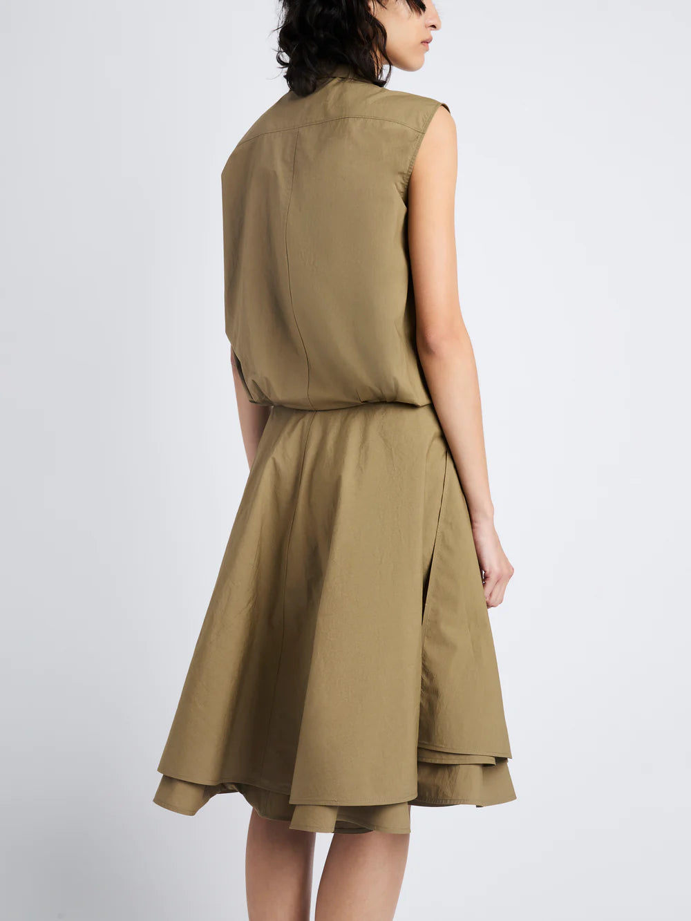 Cindy Dress In Washed Cotton Poplin,PROENZA SCHOULER,- Fivestory New York