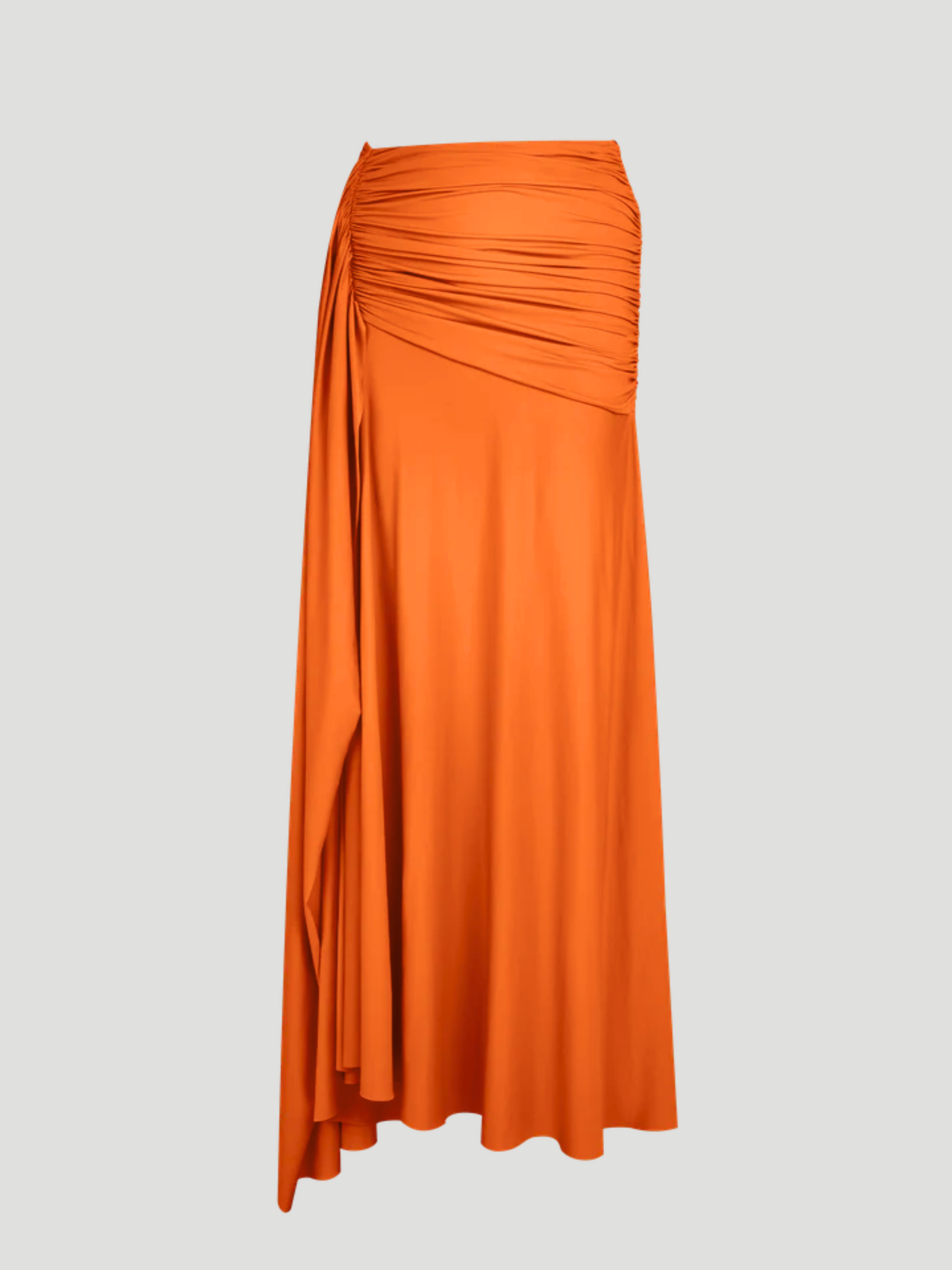 Karmairi Midi Skirt in Orange,Maygel Coronel,- Fivestory New York