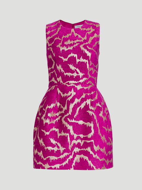 Metallic Jacquard Molded Mini Dress,Prabal Gurung,- Fivestory New York