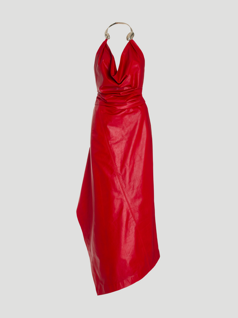 Calithea Draped Halter Midi Dress,SIMKHAI,- Fivestory New York
