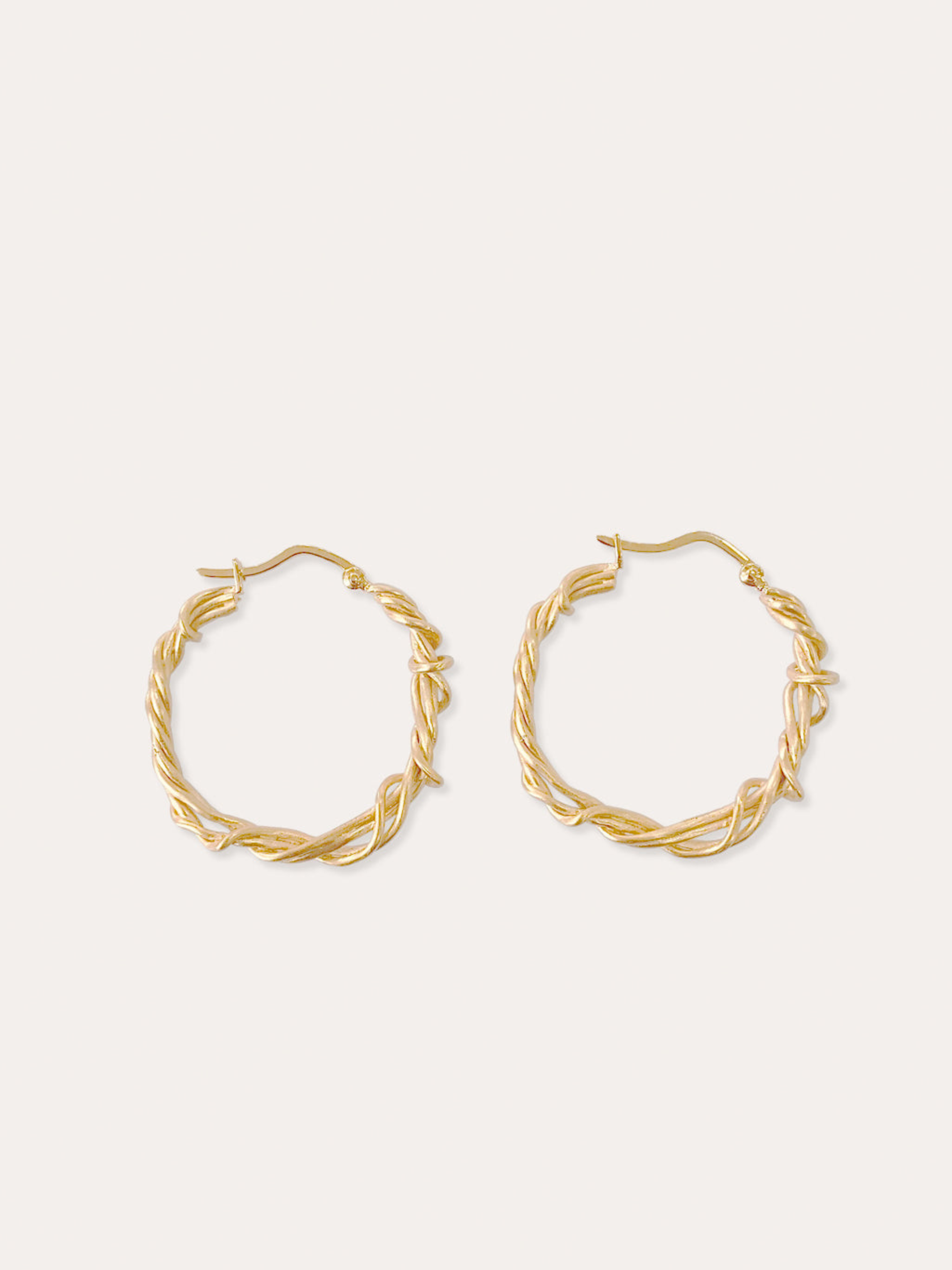 The Chance Encounter Gold Vermeil Wire Earrings,Completedworks,- Fivestory New York