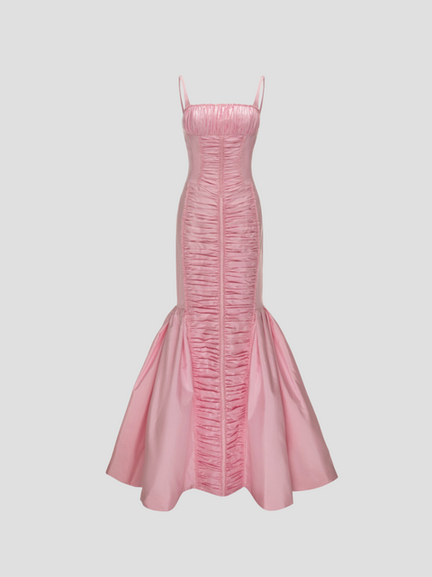 Pink Zohra Gown,Huishan Zhang,- Fivestory New York