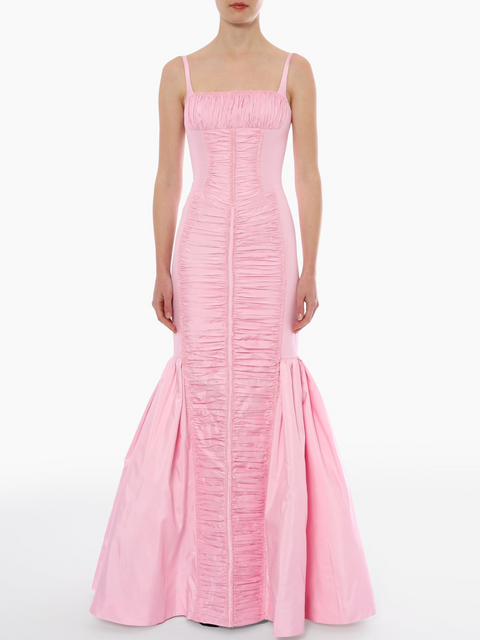 Pink Zohra Gown,Huishan Zhang,- Fivestory New York