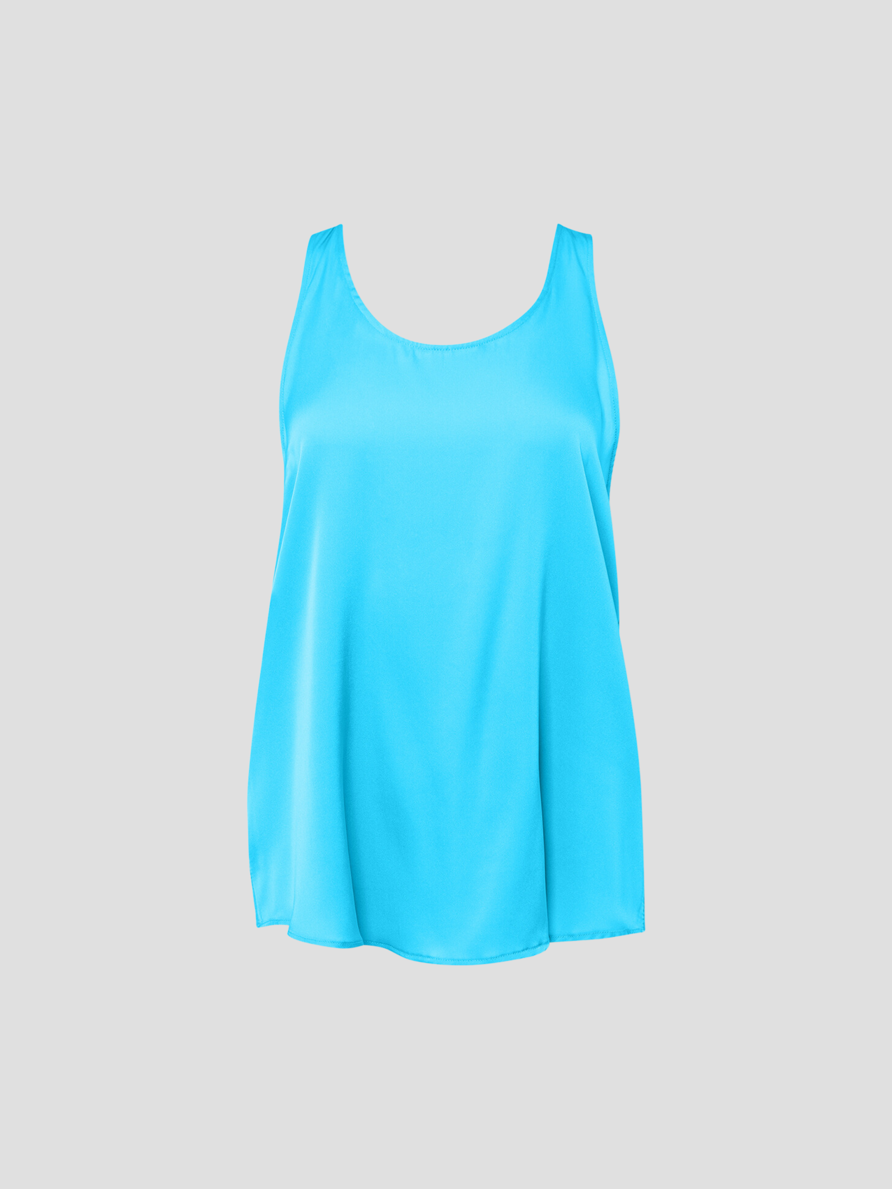 Blue Tivoli Silk Tank,Nouvelle,- Fivestory New York