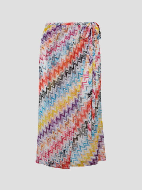 Multi Zig Zag Space Dyed Resort Wrap Skirt,Missoni Mare,- Fivestory New York