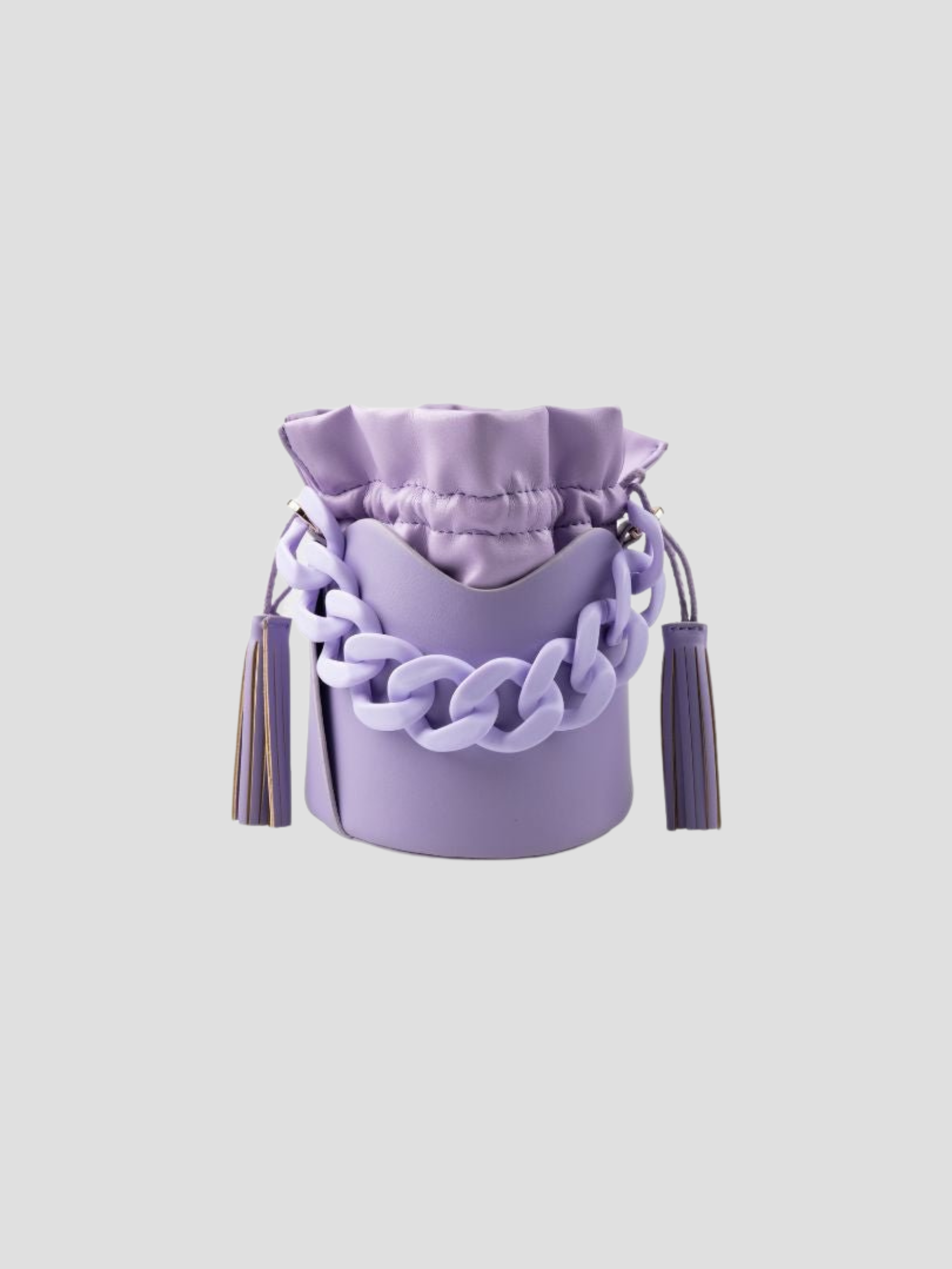 Mini Clara Bucket Bag in Purple,Nahall,- Fivestory New York