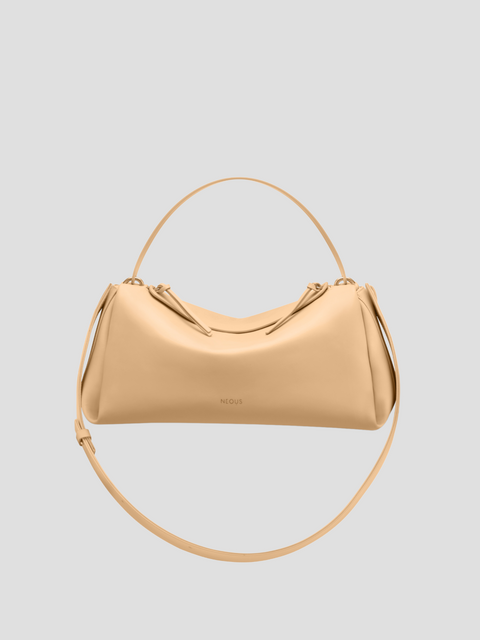 Scorpius Beige Leather Tote Bag,Neous,- Fivestory New York