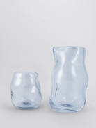 Onda Carafe and Drinking Glass Set in Blue,Nathalie Schreckenberg,- Fivestory New York