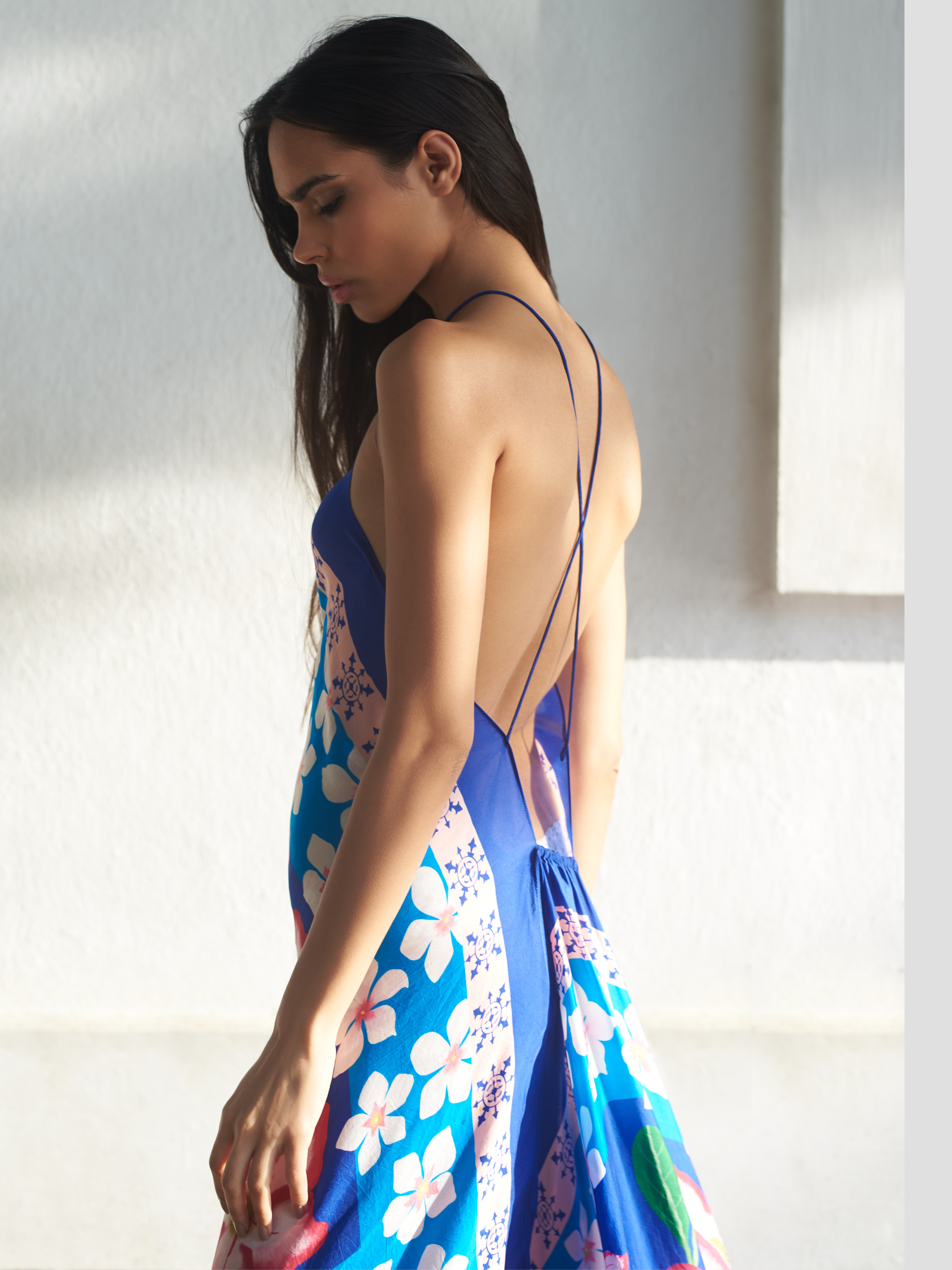 Scarf sales maxi dress