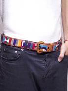 The Quetzal Multi Woven Belt,Yaxa,- Fivestory New York