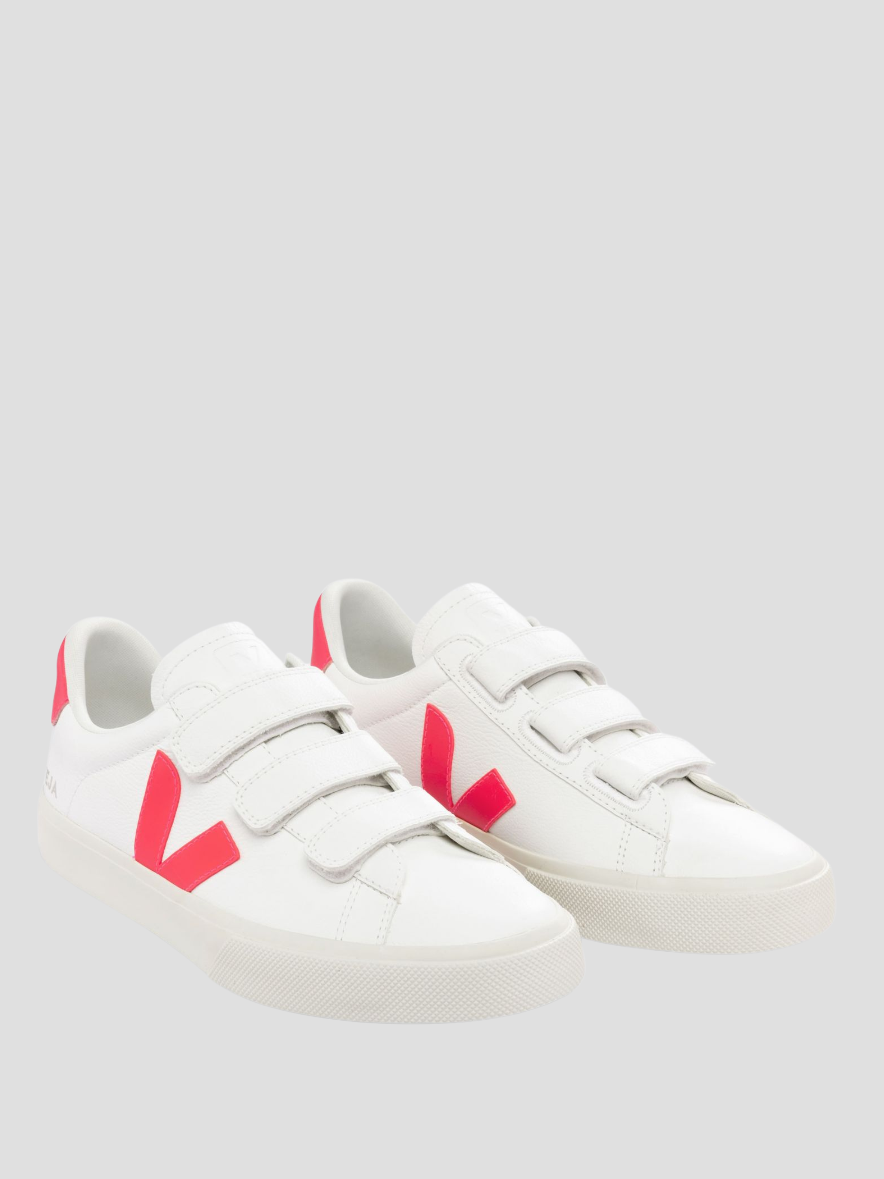 Recife Chrome-free Leather Velcro Strap Sneakers with Pink V 41 / Pink / 41 | Fivestory NY