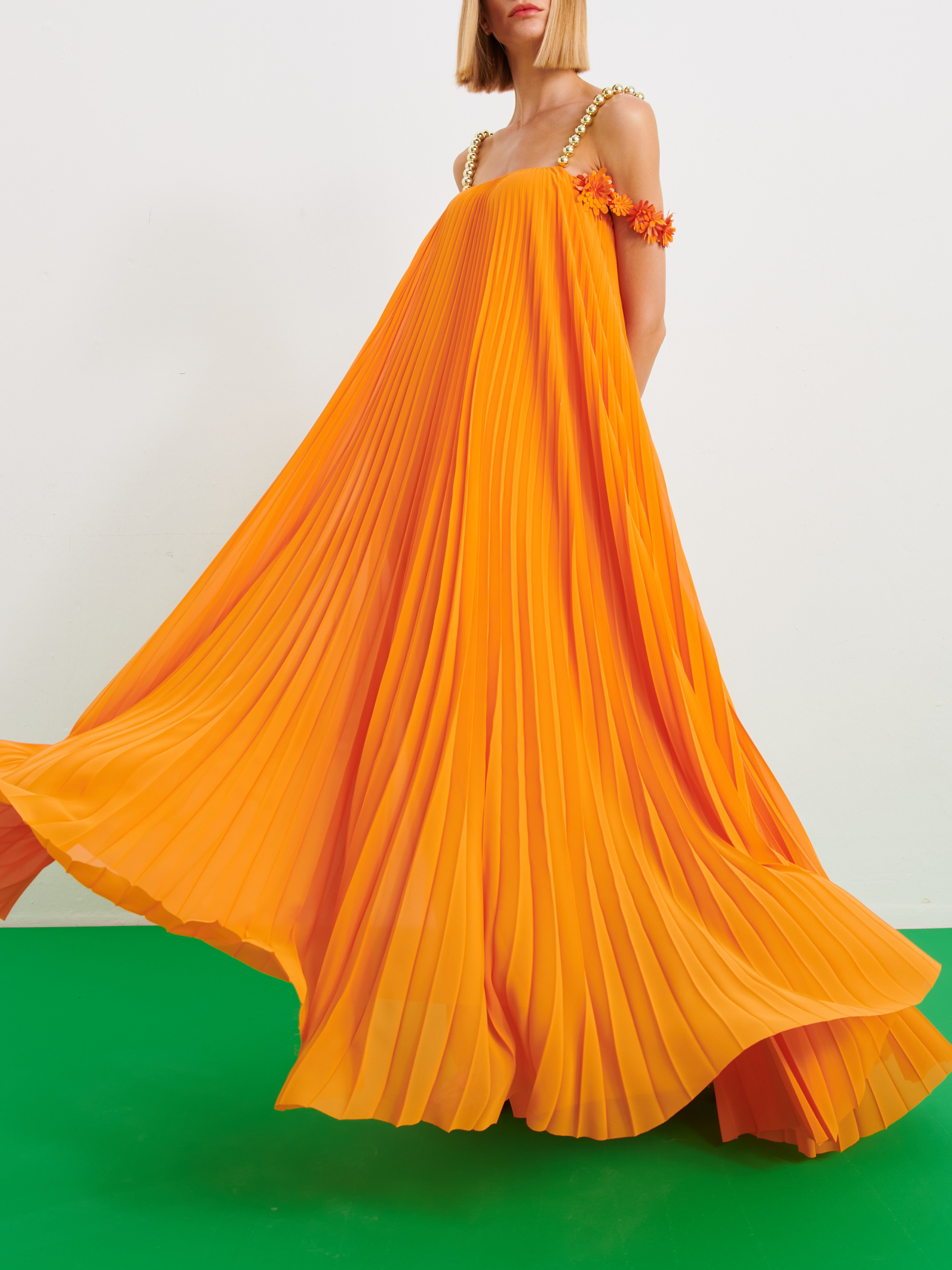 Neeru's Rust Straight Casual Printed Maxi Dresses – neerus-india