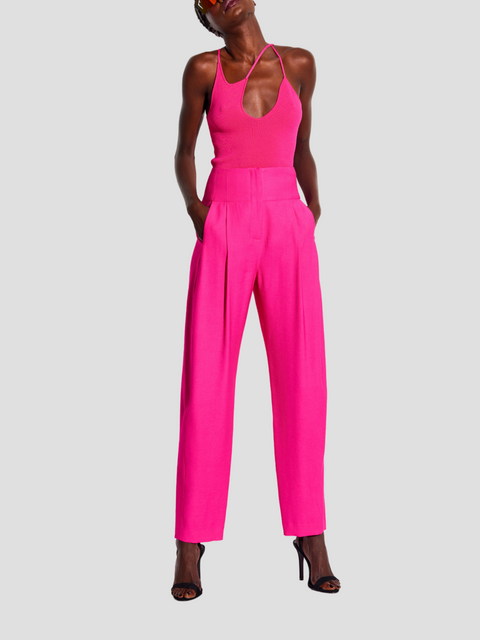 3-Strap Knit Top in Pink,The Sei,- Fivestory New York