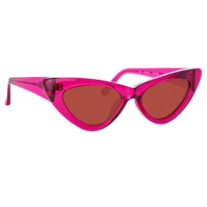 ALAÏA Women's Red Cat Eye Sunglasses | ALAÏA US