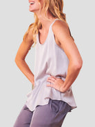 Tivoli Silk-Satin Tank Top,Nouvelle,- Fivestory New York