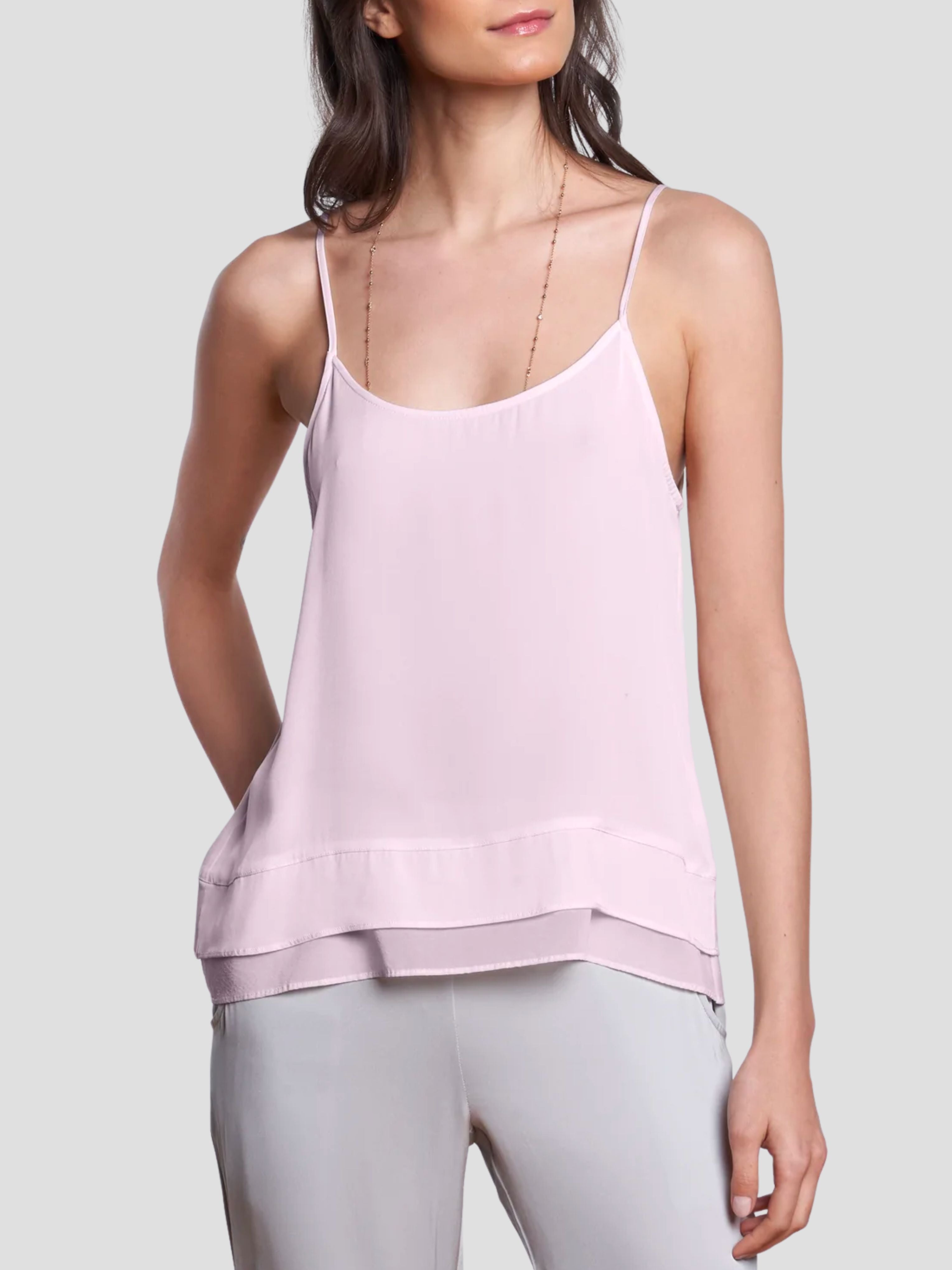 Zanzi Silk Cami Top,Nouvelle,- Fivestory New York