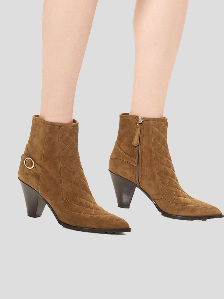 70mm Drive Quilted Ankle Boots,Aquazzura,- Fivestory New York