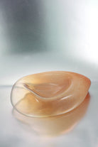 Gil Glass XL Jewelry Plate in Peach,Nathalie Schreckenberg,- Fivestory New York