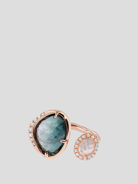 Galaxy Tourmaline and Moonstone Ring,Sirciam Jewelry,- Fivestory New York