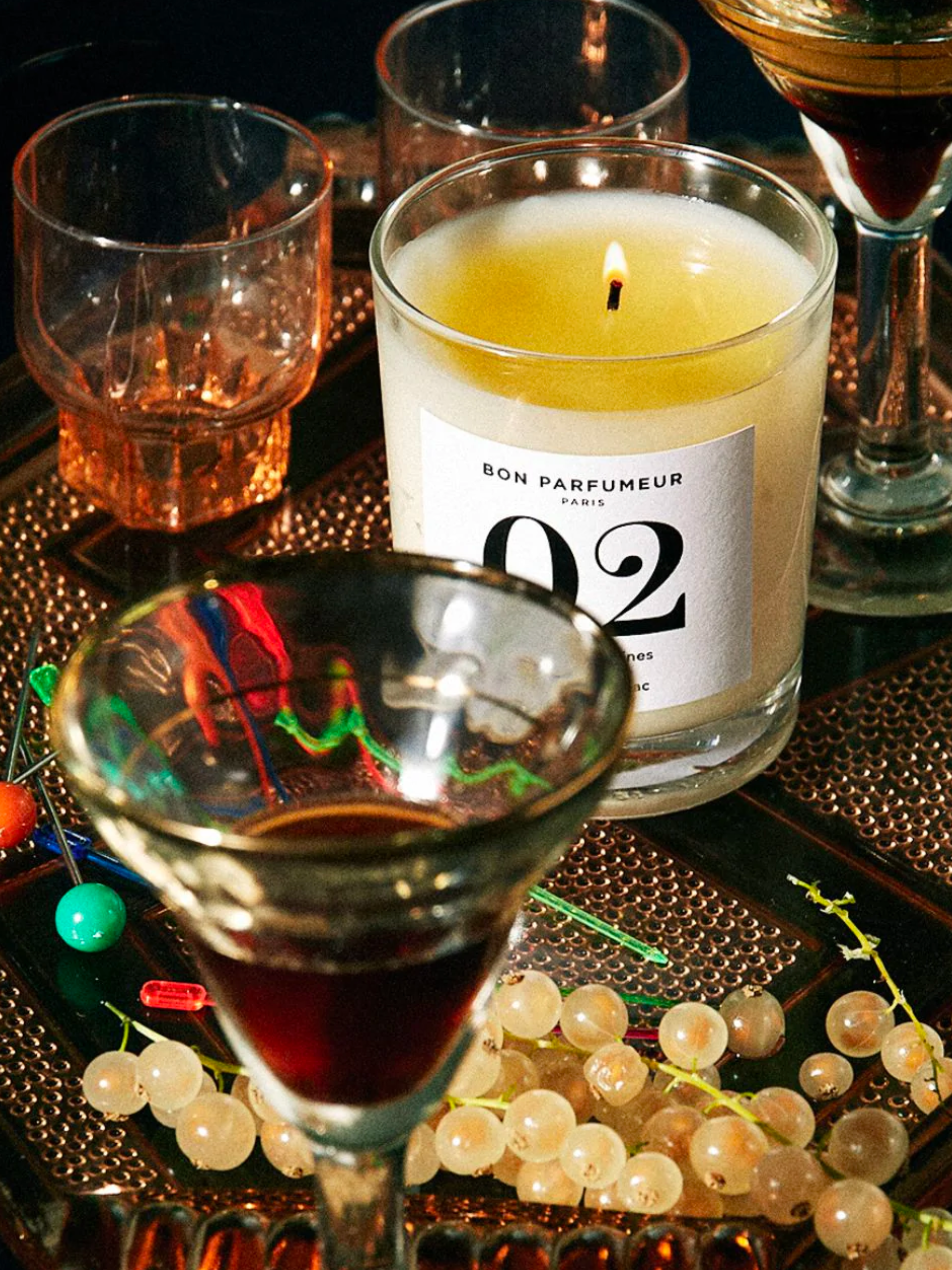 No. 2 Coriander Honey And Tobacco Leaf Candle,Bon Parfumeur,- Fivestory New York