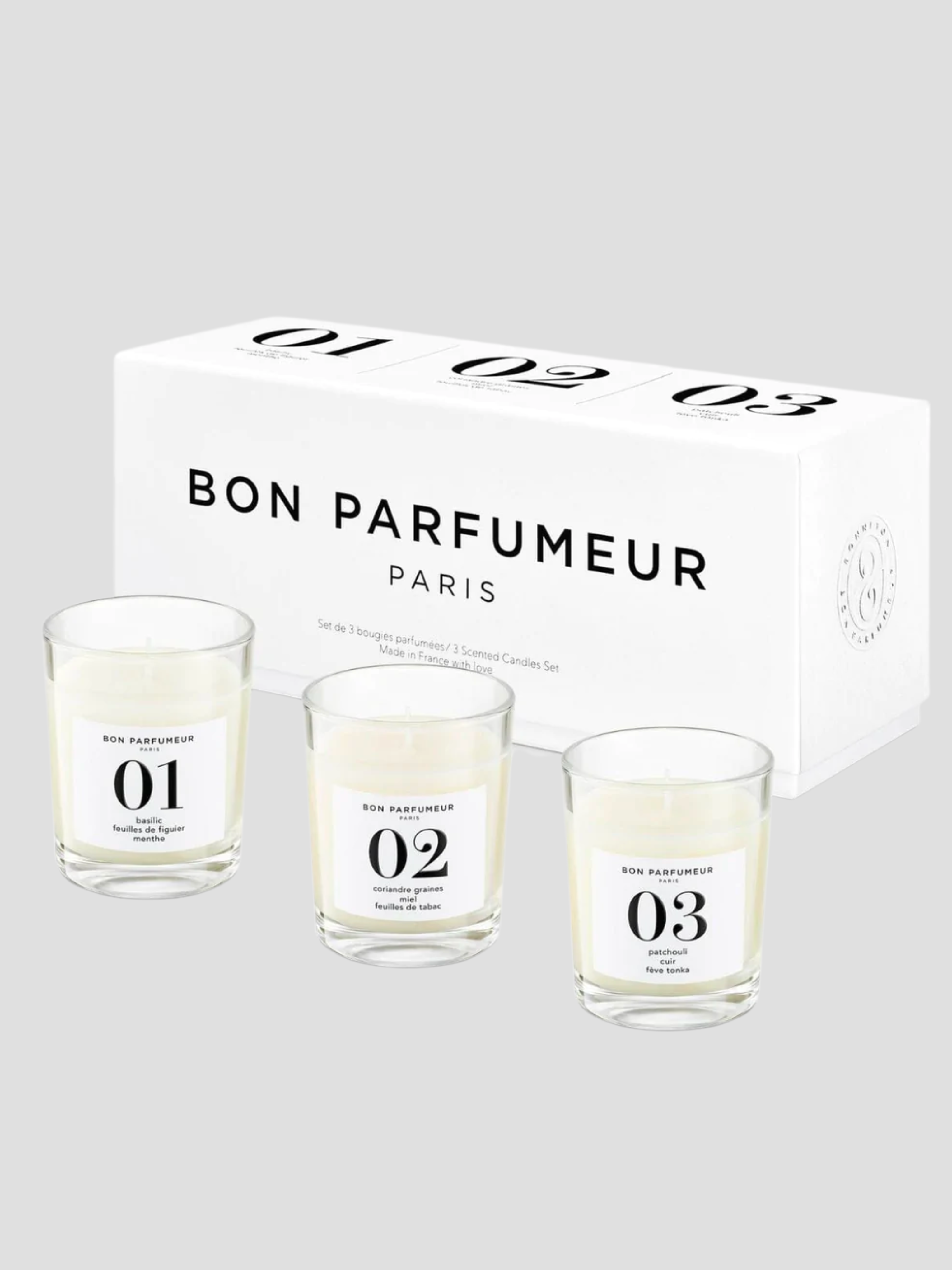 Votive Candle Gift Set,Bon Parfumeur,- Fivestory New York