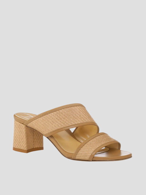 Cecilia 60mm Woven Block Heel Sandals,Marion Parke,- Fivestory New York